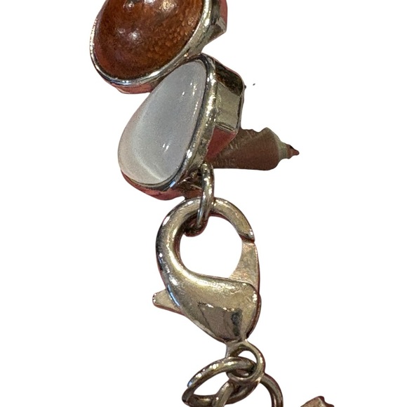 Relic Watch Womens Stainless Steel Silver Wood Pearl - Picture 6 of 8